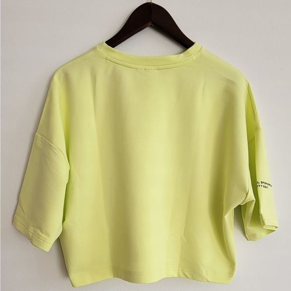 PUMA Evide Form Stripe Crop Tee Size XL - Picture 4 of 7